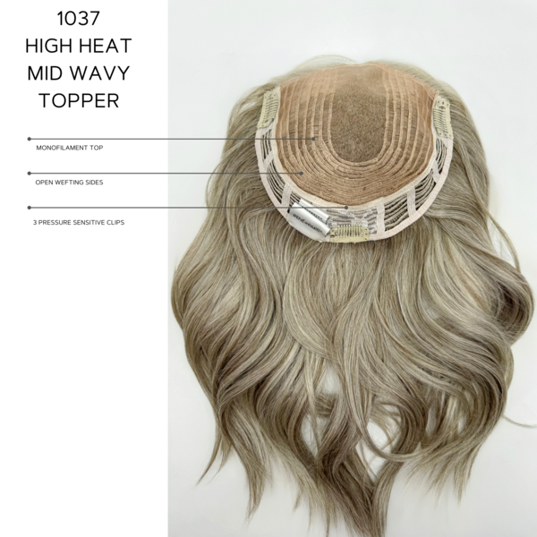 Heat Friendly Mid Wavy Topper - 1037