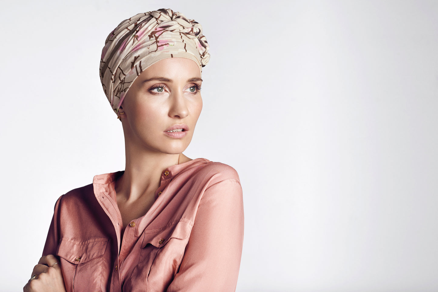 Azure Printed Turban - 2105