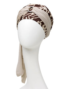 Sienna Boho Printed Turban Set - 2197