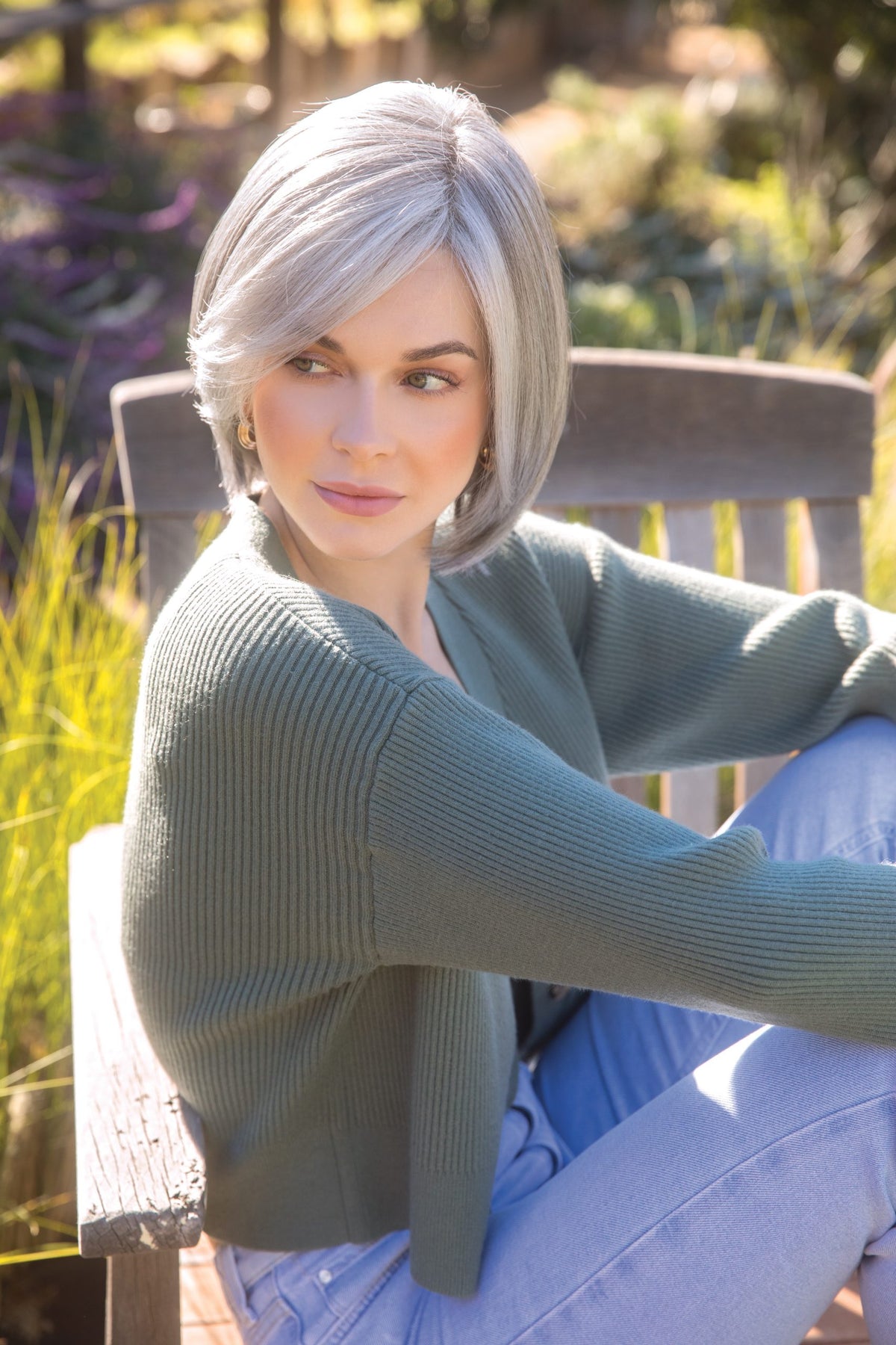 Sybil Wig by Amoré in Silver Stone