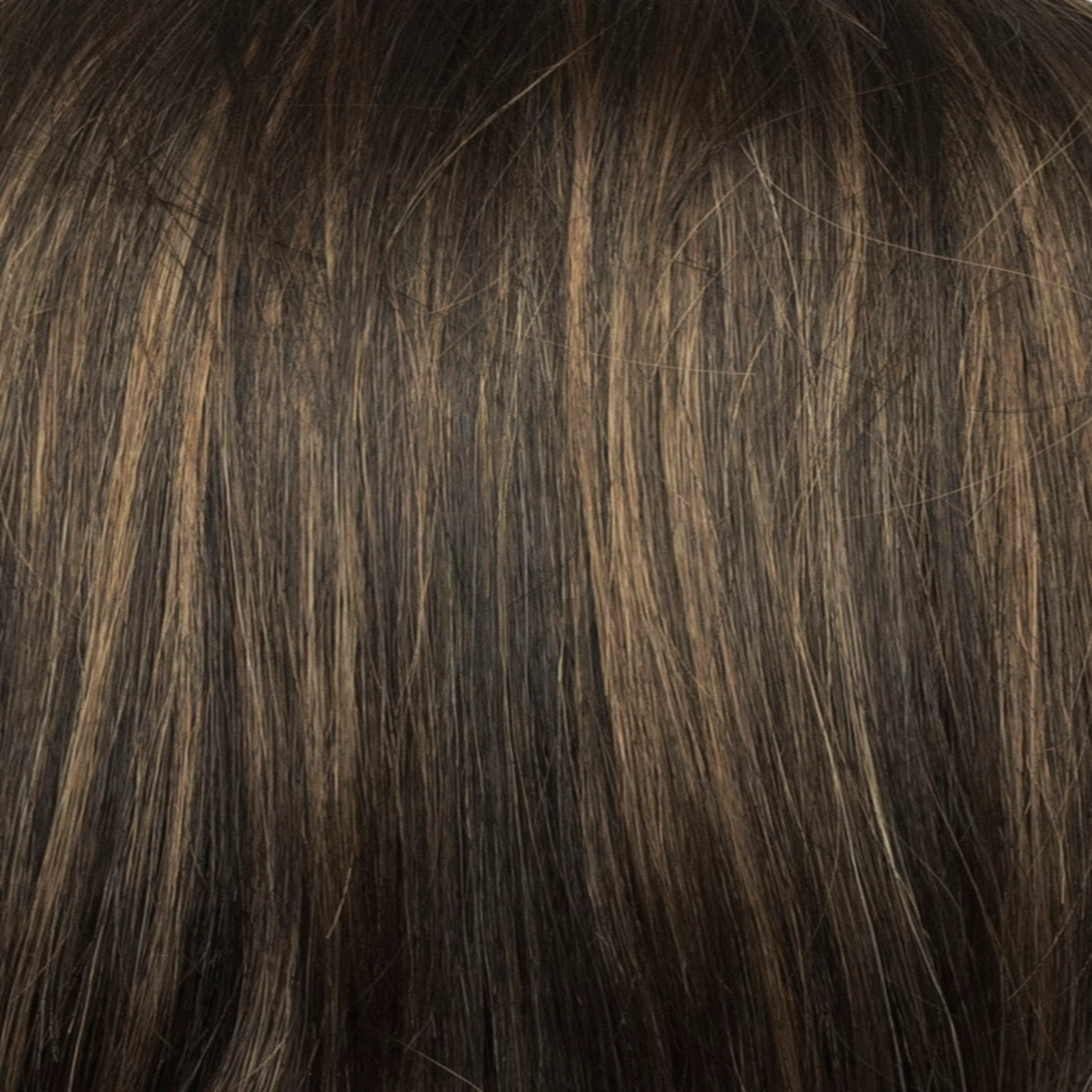 Brown Sable - A neutral medium brown base with cool light brown highlights. With face-framing strands, this will brighten any complexion.