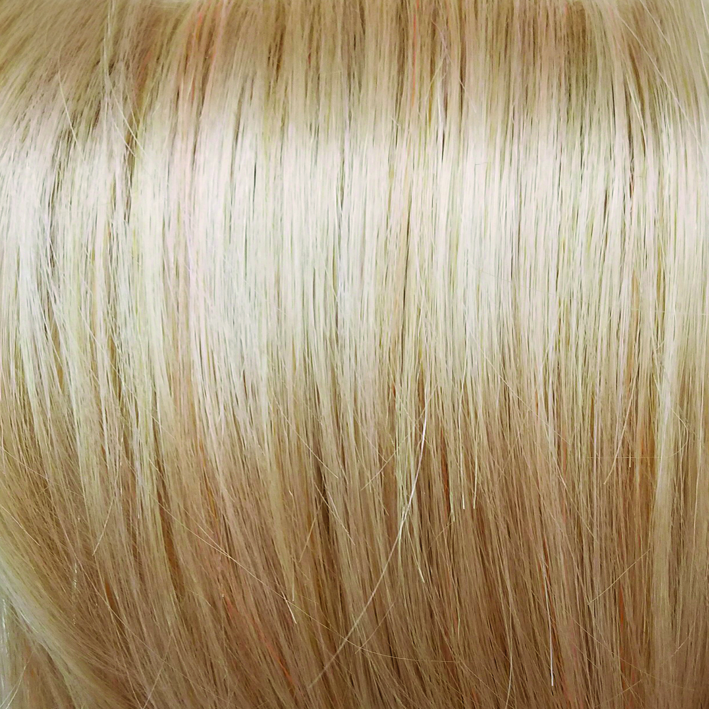 Peach Gold - At first glance, this looks like a brilliant medium brown rooted blond, then it pops like a concerto of colored sunbeams with the palest of peaches, limes and lilac pinks. Pastel Rainbow-R is full of surprises.