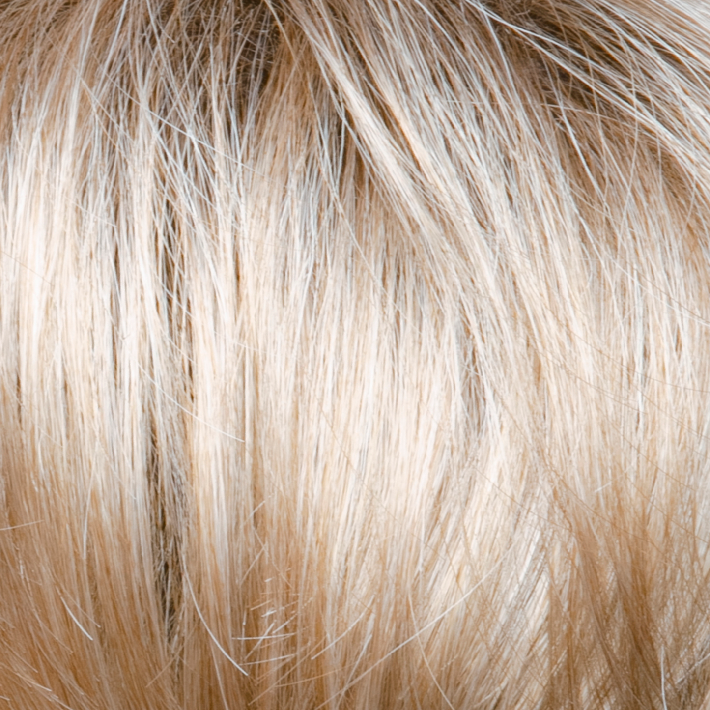 Sandy Mink - A medium cool brown root at the base, followed by cool cream blonds. It has very fine weaves of sandy tones with a truffle hue.