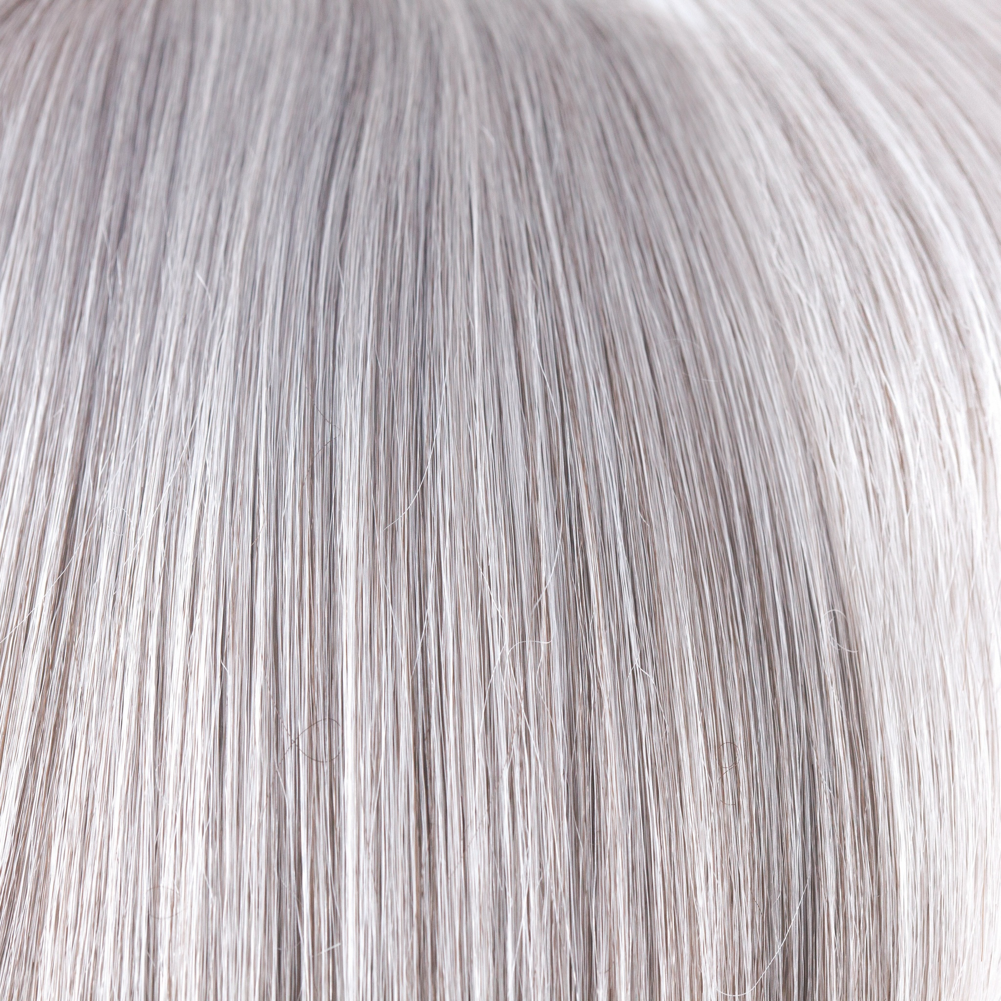 Silver Stone  -  A natural and realistic with gradation starting as a silvery white and ends as a dark salt-and-pepper tone at the nape.