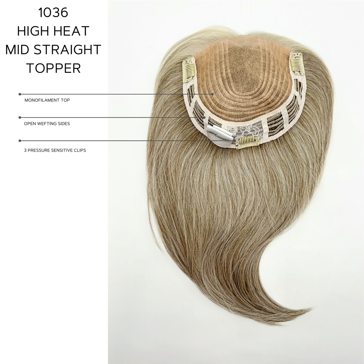 Heat Friendly Mid Straight Topper - 1036