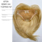 Remy Human Hair Topper 10" - 8709