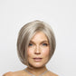 Beau Wig by Noriko, short stacked pixie bob, in Sandy Salt