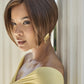 Beau Wig by Noriko, short stacked pixie bob, in Spiced Brown