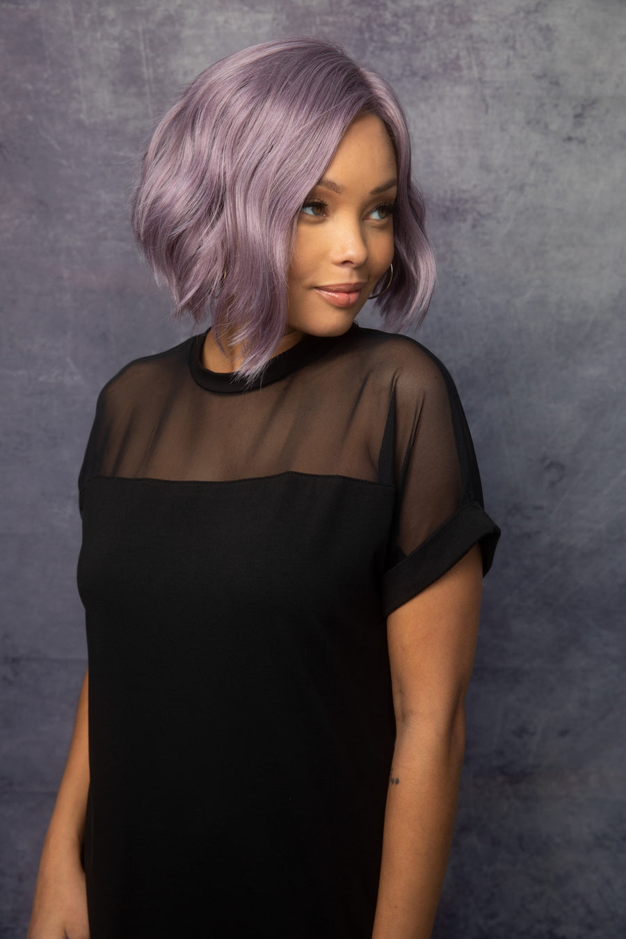 Chic Wavez Wig by René of Paris in Lilac Cloud