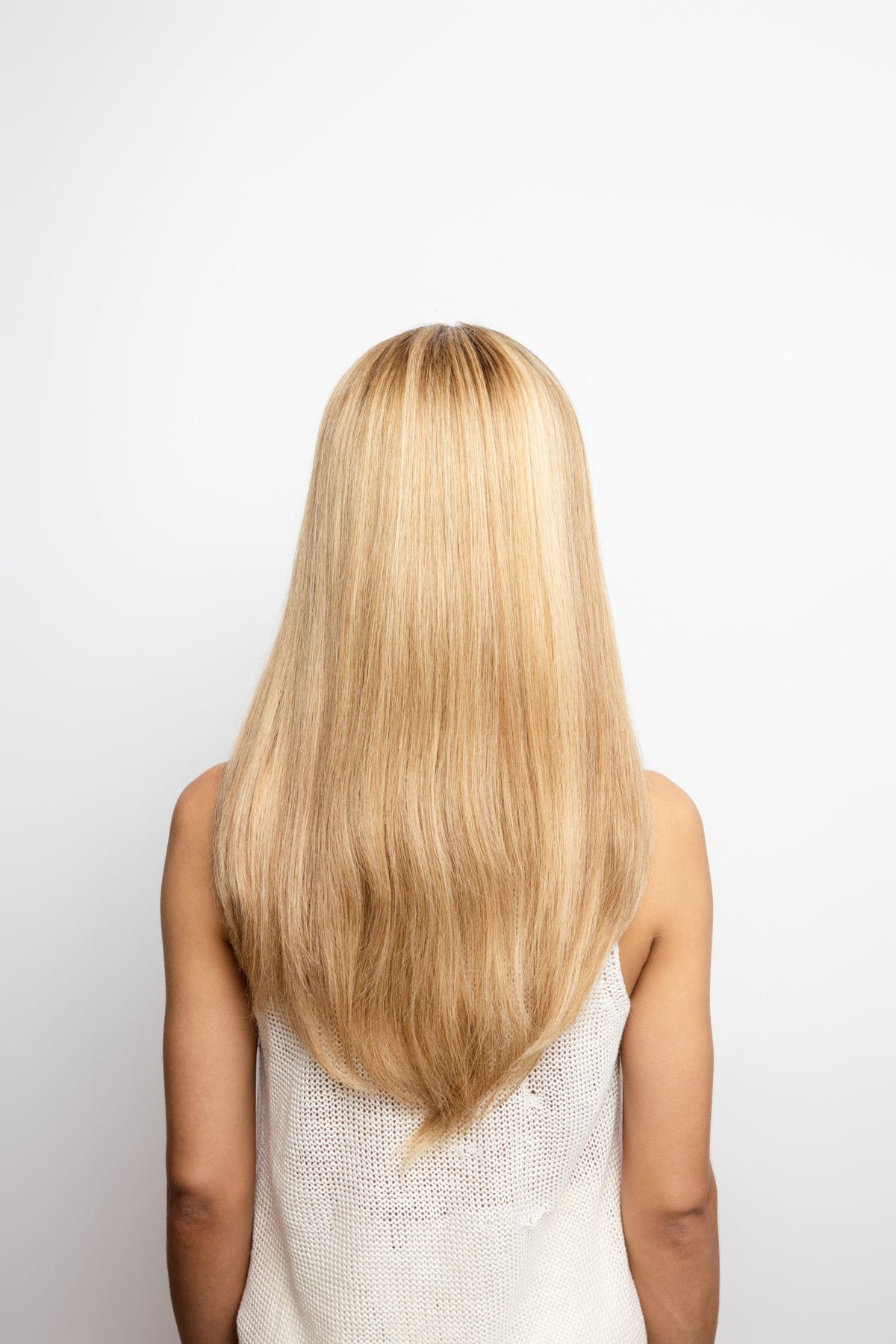 Darra Human Hair Wig by Amoré in Highlighted Blond Root
