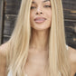 Darra Human Hair Wig by Amoré in Highlighted Blond Root