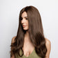 Darra Human Hair Wig by Amoré in Medium Natural Brown