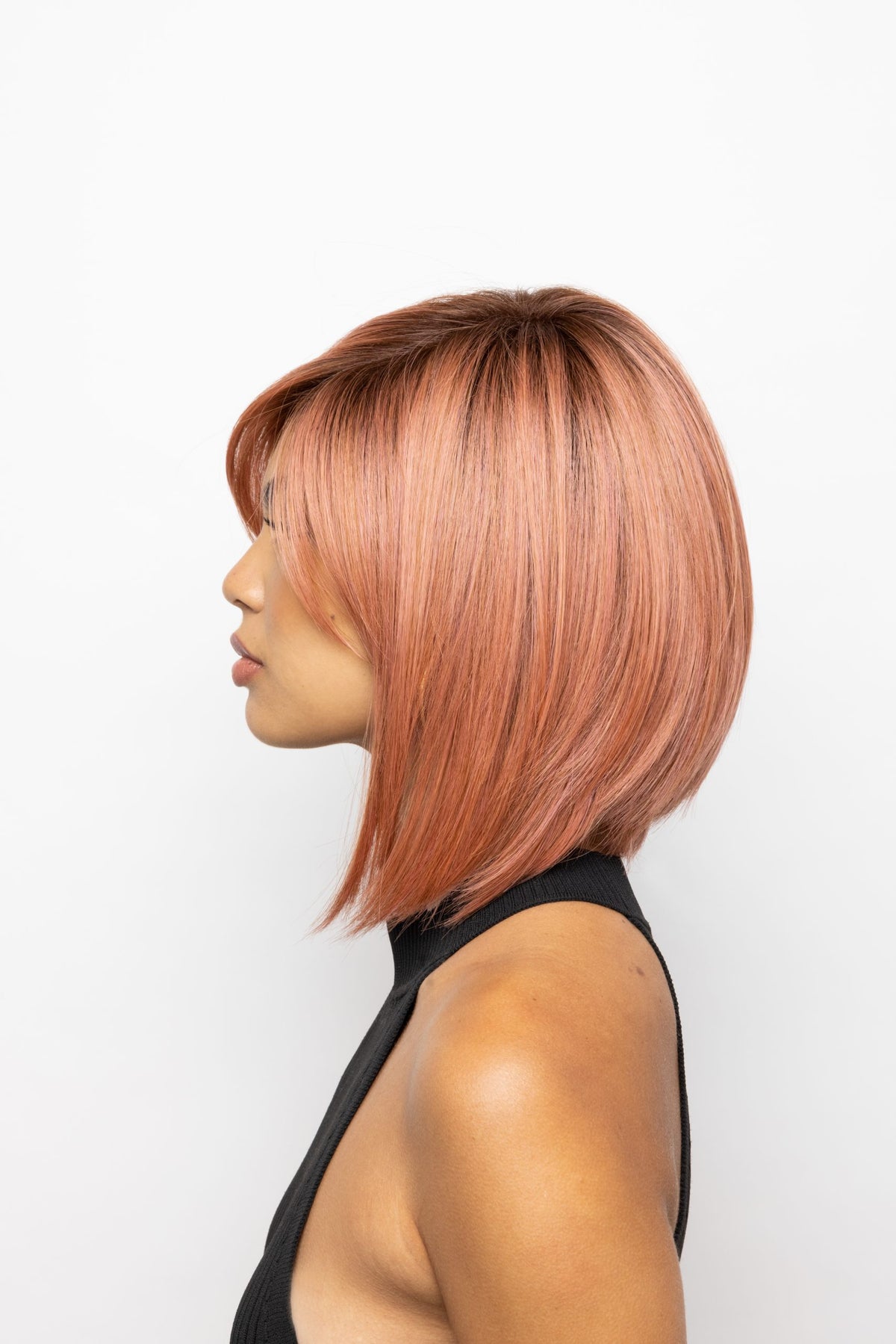 Silky Sleek Wig by Muse in Dusty Rose-R