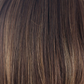 Coffee Latte  -  A Cappucino-base with a mix of warm medium brown and medium golden blond highlights. With strategically placed highlights throughout, the warm toned color will highlight and warm the skin tone.