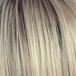Crème Brulee  -  This fantastic blond has a caramelized honey medium root with a melody of light ivory and soft corn cream blonds. These color contrast makes this blond a winner in any style. Creme Brulee is pure luxury.