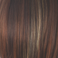 Razberry Ice-R  -  A rooted dark berry regrowth and a dark raspberry brown base with scattered highlights of dark copper and ash pearl medium blond with rouge undertones.